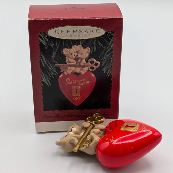 Hallmark Keepsake Our First Christmas Together 1995, Vintage Christmas Ornament - Picture 2 of 10